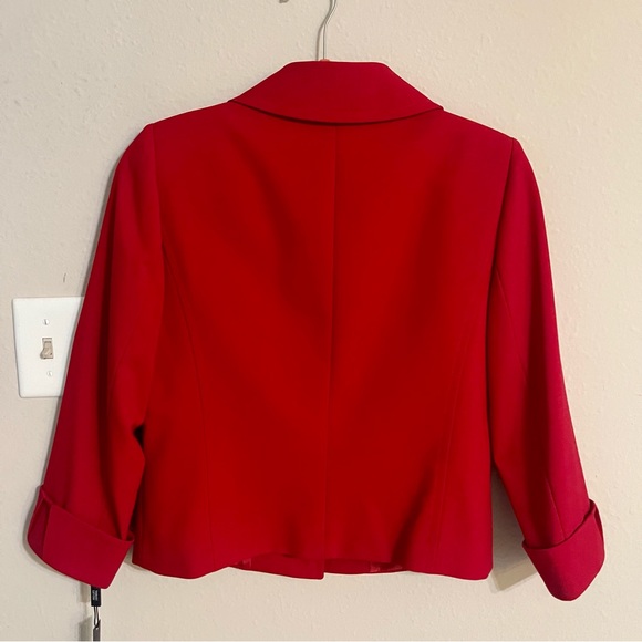 Tahari by ASL Women Red Blazer - Picture 2 of 7